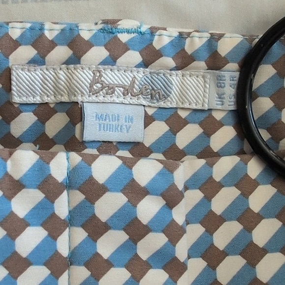 Boden Womens 4 Dress Pants Trousers Blue Brown Casual Contemporary Office Preppy - Picture 7 of 8